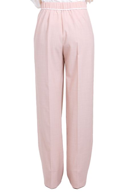 Pantalone a vita alta in misto lana FORTE FORTE | Pantaloni | 14327MYPANTS1552